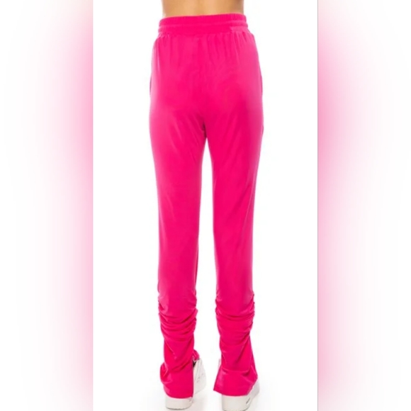 NWT AKIRA 2-piece Women's Pink Mesh Joggers & Hoodie, Size 2X. - Picture 5 of 12
